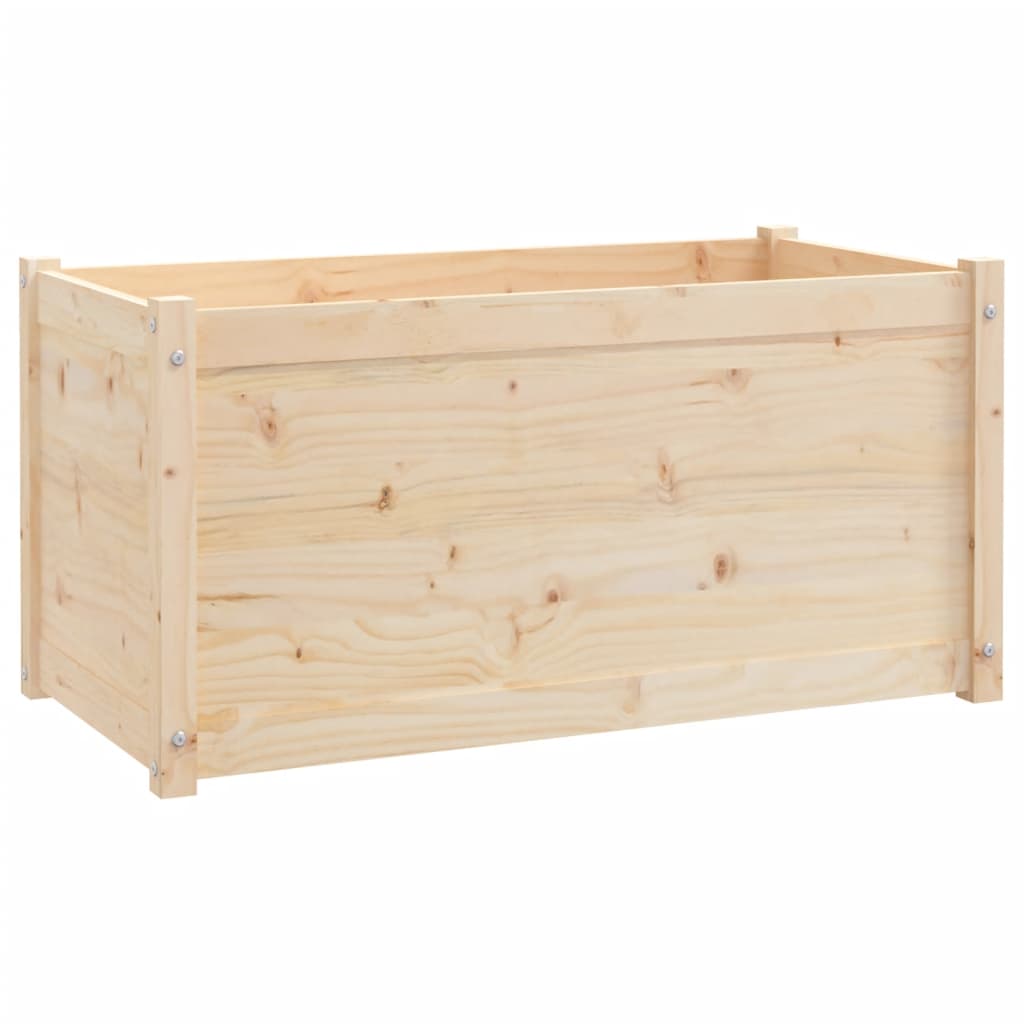 Odlingslådor 2 st 100x50x50 cm massiv furu