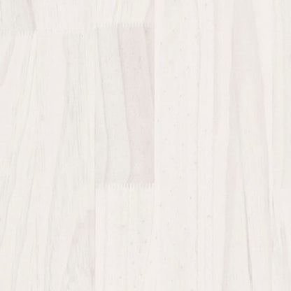 Odlingslåda vit 100x50x50 cm massiv furu