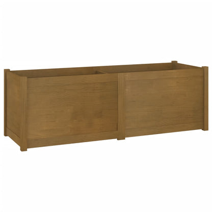 Odlingslåda honungsbrun 150x50x50 cm massiv furu