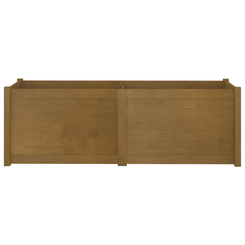 Odlingslåda honungsbrun 150x50x50 cm massiv furu