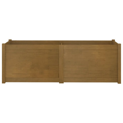 Odlingslåda honungsbrun 150x50x50 cm massiv furu