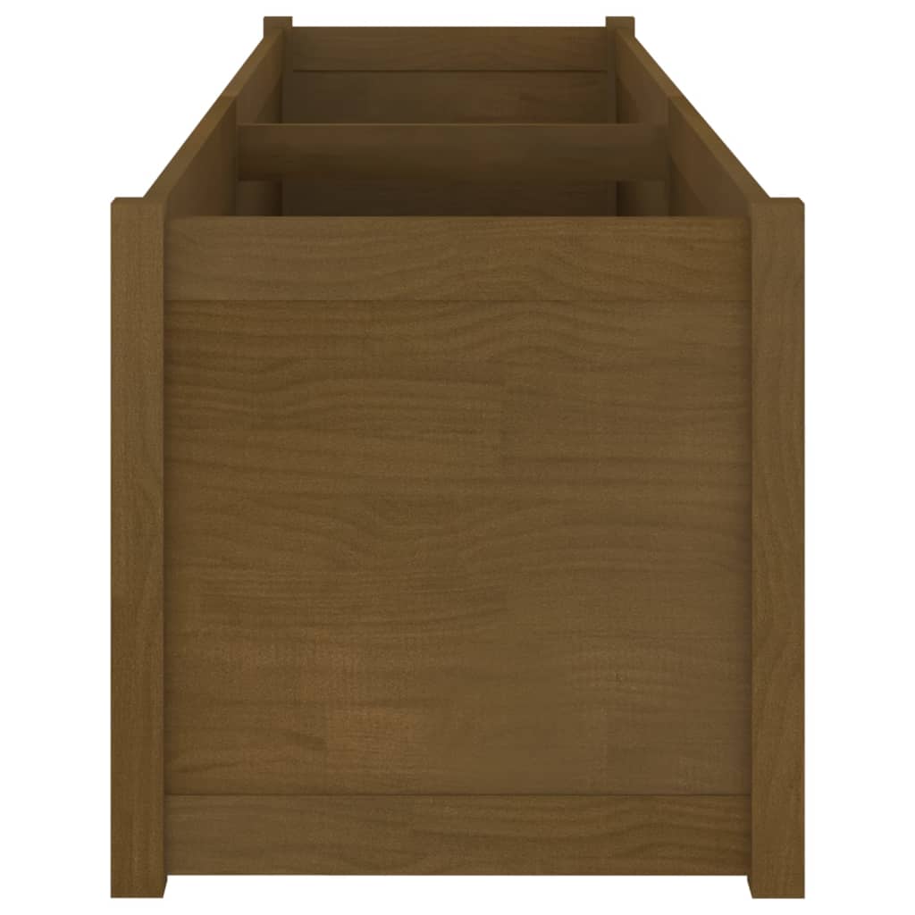 Odlingslåda honungsbrun 200x50x50 cm massiv furu
