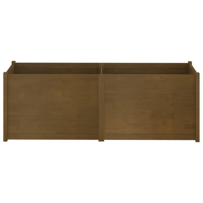 Odlingslåda honungsbrun 200x50x70 cm massiv furu