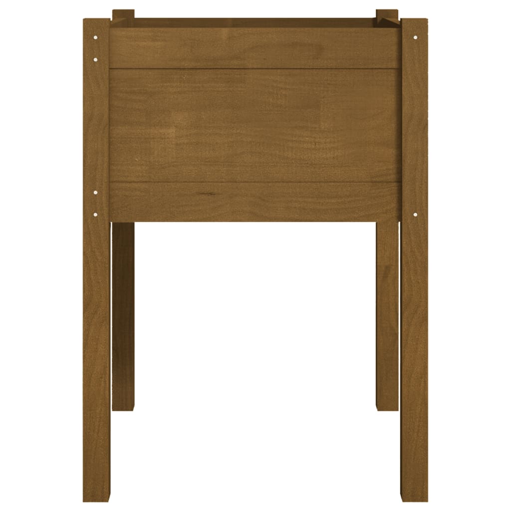 Odlingslåda honungsbrun 50x50x70 cm massiv furu