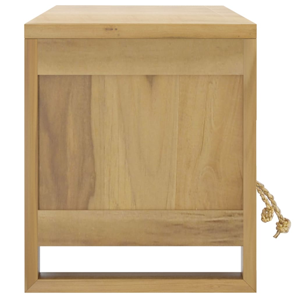 Tv-bänk 110x30x35 cm massiv teak