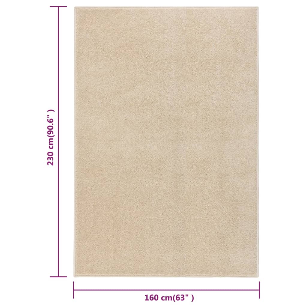 Matta 160x230 cm beige