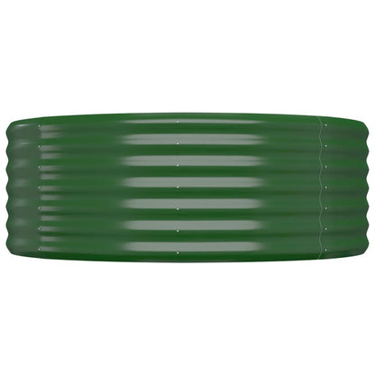 Odlingslåda galvaniserat stål 544x100x36 cm grön