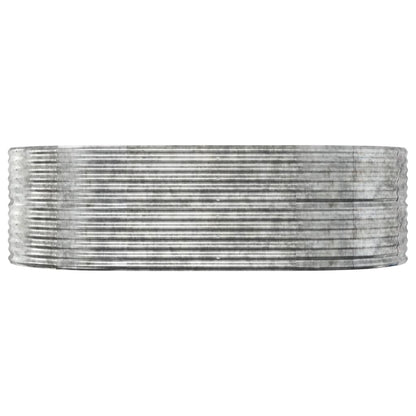 Odlingslåda silver 212x140x68 cm galvaniserat stål