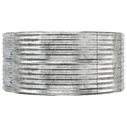 Odlingslåda silver 212x140x68 cm galvaniserat stål