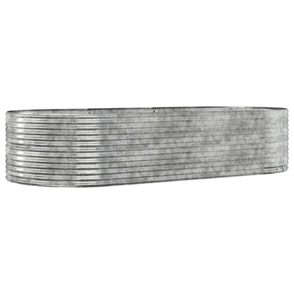 Odlingslåda silver 291x140x68 cm galvaniserat stål