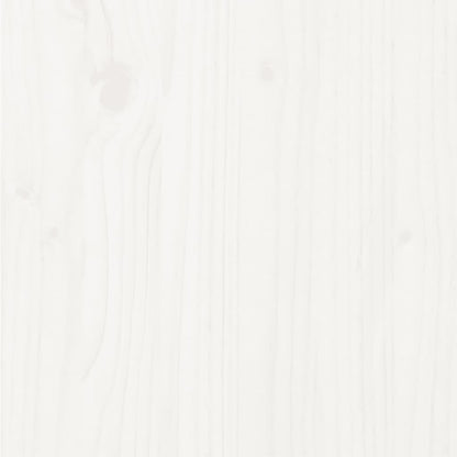 Sängram vit massiv furu 120x200 cm