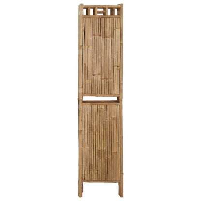 Rumsavdelare 5 paneler bambu 200x180 cm