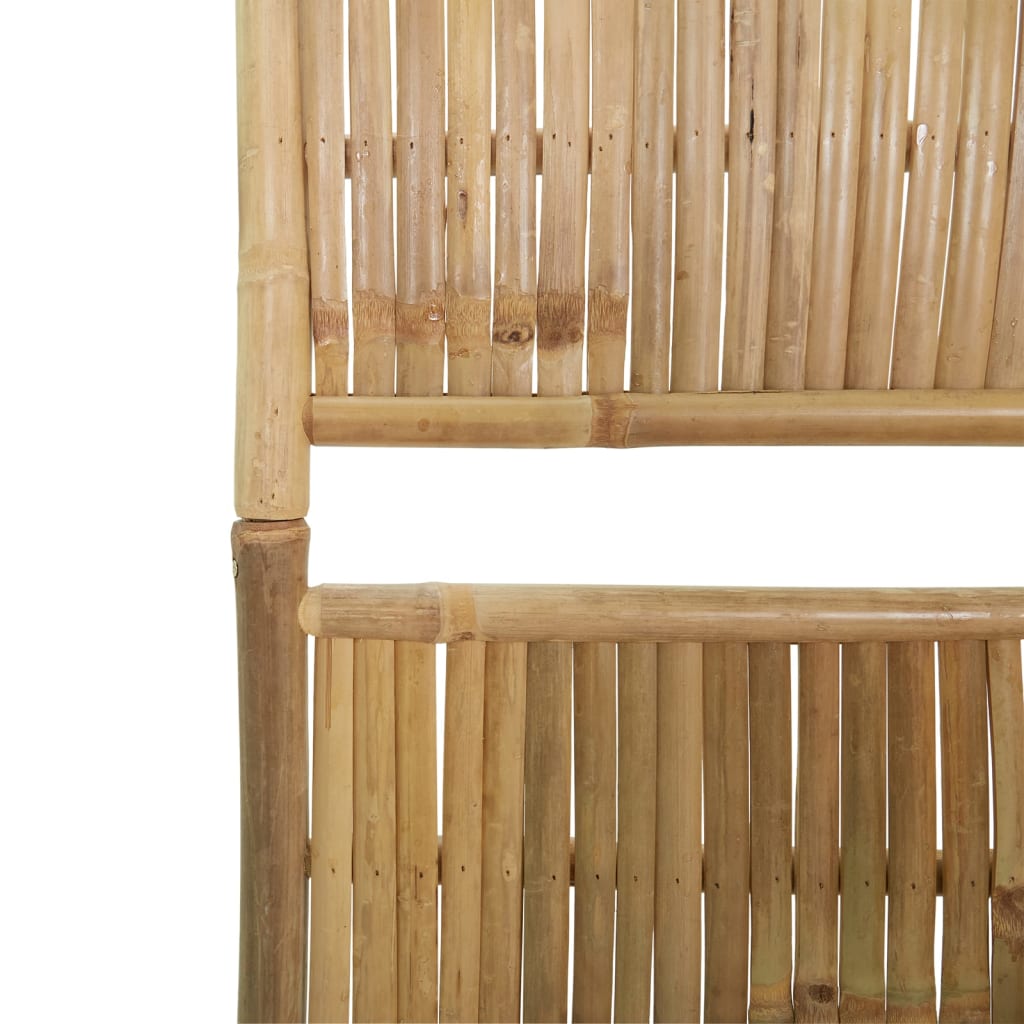 Rumsavdelare 5 paneler bambu 200x180 cm