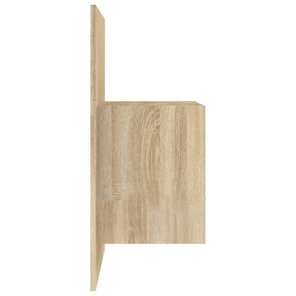 Väggmonterade sängbord 2 st sonoma-ek