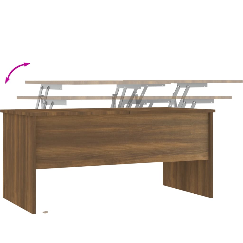 Soffbord sonoma-ek 102x50,5x46,5 cm konstruerat trä