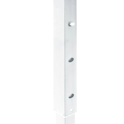 Hopfällbart partytält vit 2x2 m