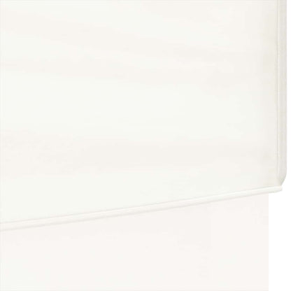 Hopfällbart partytält med sidoväggar vit 2x2 m