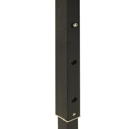 Hopfällbart partytält svart 3x3 m