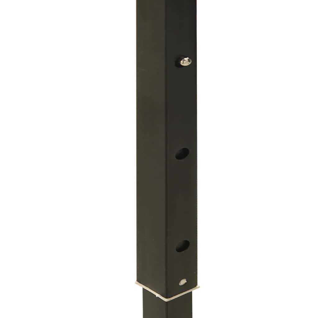 Hopfällbart partytält med sidoväggar röd 3x3 m