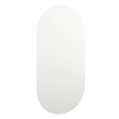 Spegel med LED-lampor 60x30 cm glas oval