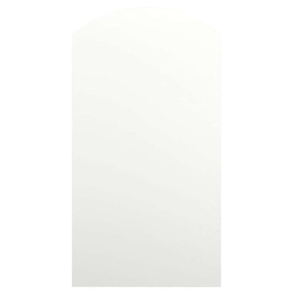 Spegel med LED-lampor 90x45 cm glas valvformad (335864+326089)