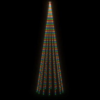 Julgran med markspett 1134 färgglada lysdioder 800 cm