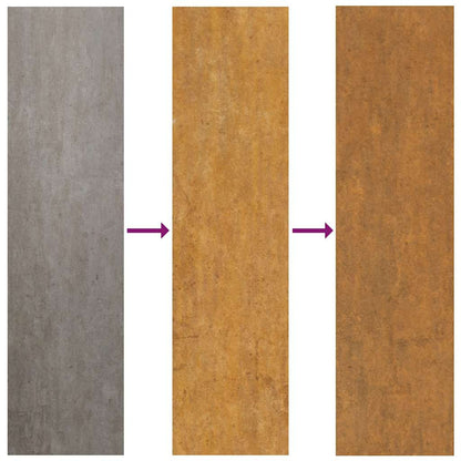 Upphöjd trädgårdsbädd 291x50x69 cm cortenstål