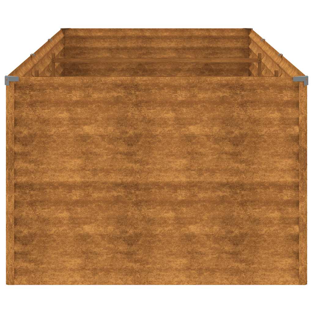 Odlingslåda upphöjd 290x100x69 cm rosttrögt stål