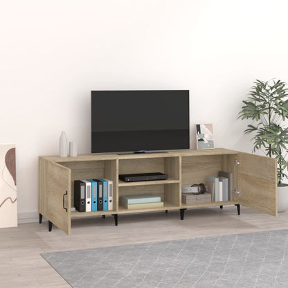 Tv-bänk sonoma ek 150x30x50 cm konstruerat trä