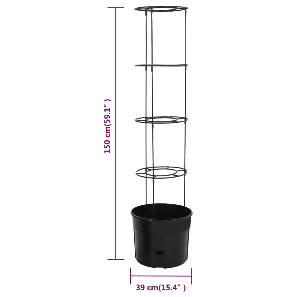 Kruka för tomatplanta Ø39x150 cm polypropylen