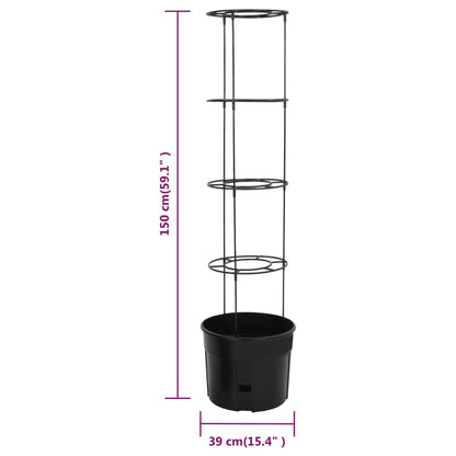 Kruka för tomatplanta Ø39x150 cm polypropylen
