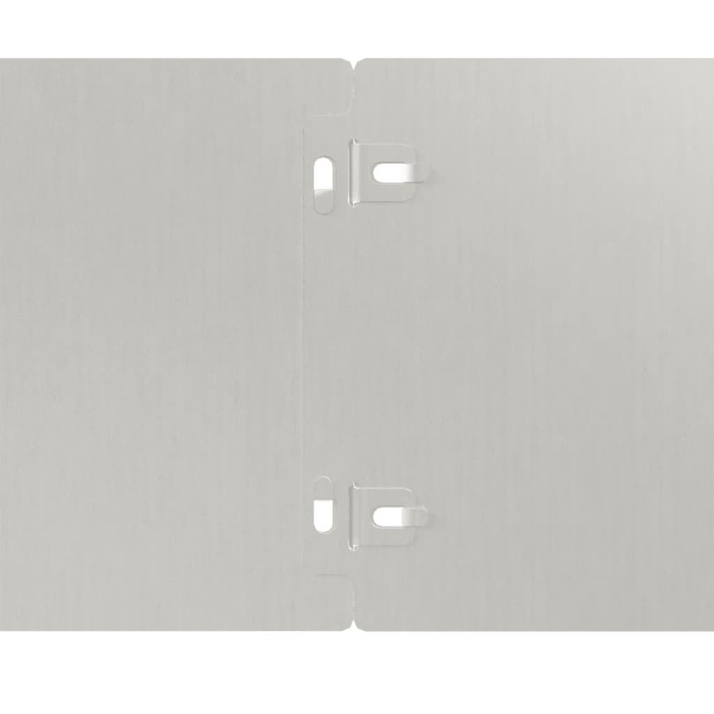 Rabattkanter 10 st 15x103 cm flexibelt cortenstål