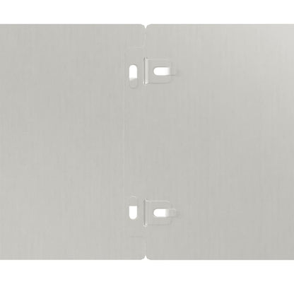 Rabattkanter 10 st 15x103 cm flexibelt cortenstål