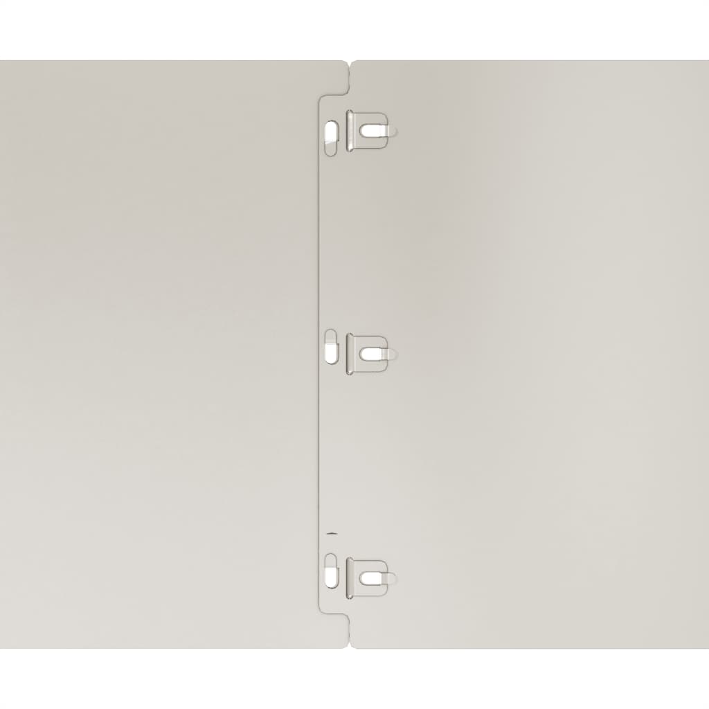 Rabattkanter 10 st 25x103 cm flexibelt cortenstål