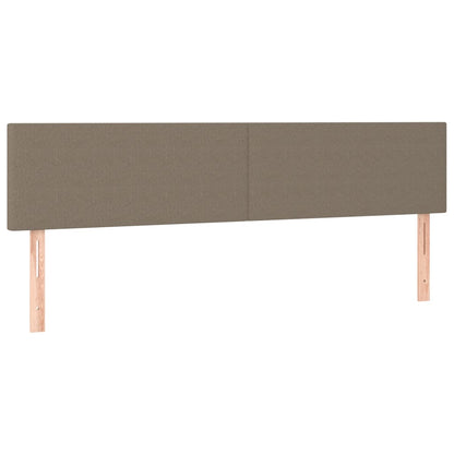 Huvudgavlar 2 st taupe 80x5x78/88 cm tyg