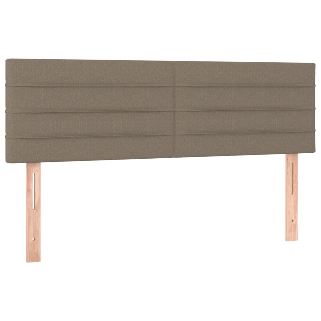 Huvudgavlar 2 st taupe 72x5x78/88 cm tyg