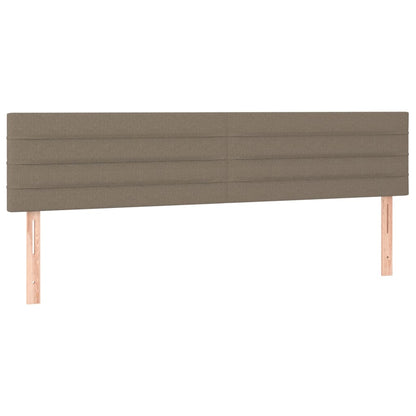 Huvudgavlar 2 st taupe 80x5x78/88 cm tyg