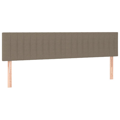 Huvudgavlar 2 st taupe 90x5x78/88 cm tyg