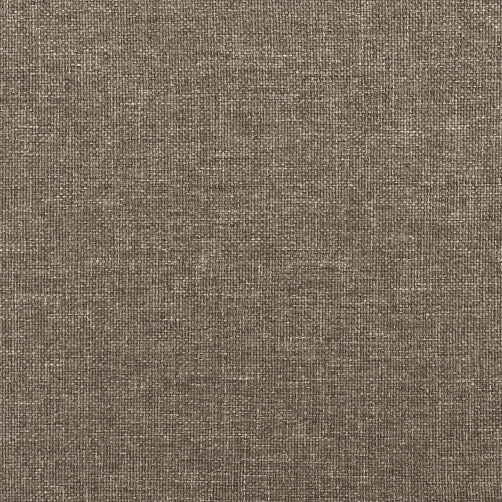 Huvudgavlar 2 st taupe 80x7x78/88 cm tyg