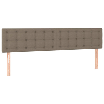 Huvudgavlar 2 st taupe 100 x 5 x 78/88 cm tyg