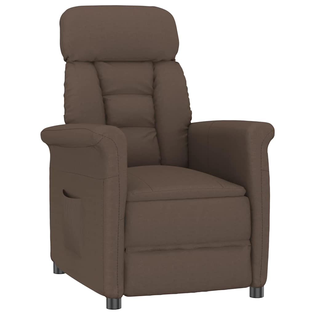 Recliner Stolen Brun Mörkbrun 70.5 x 96.5 x 95 cm tyg