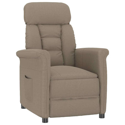 Recliner Stol Taupe Taupe 70.5 x 96.5 x 95 cm Polyester