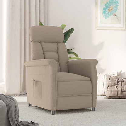 Recliner Stol Taupe Taupe 70.5 x 96.5 x 95 cm Polyester