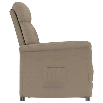 Recliner Stol Taupe Taupe 70.5 x 96.5 x 95 cm Polyester
