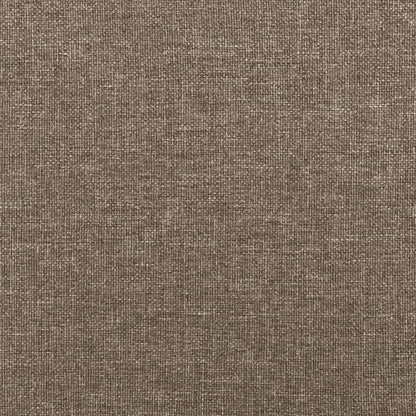 Sängram utan madrass taupe 160x200 cm tyg