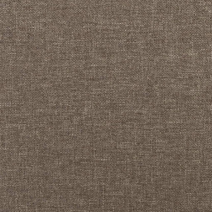 Bänk taupe 100x35x41 cm tyg