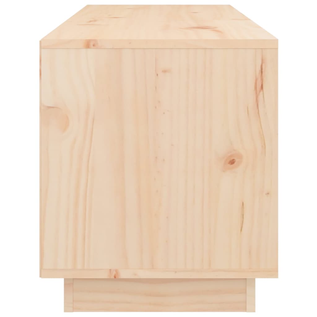 Tv-bänk 105x34x40 cm massiv furu