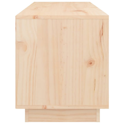 Tv-bänk 105x34x40 cm massiv furu