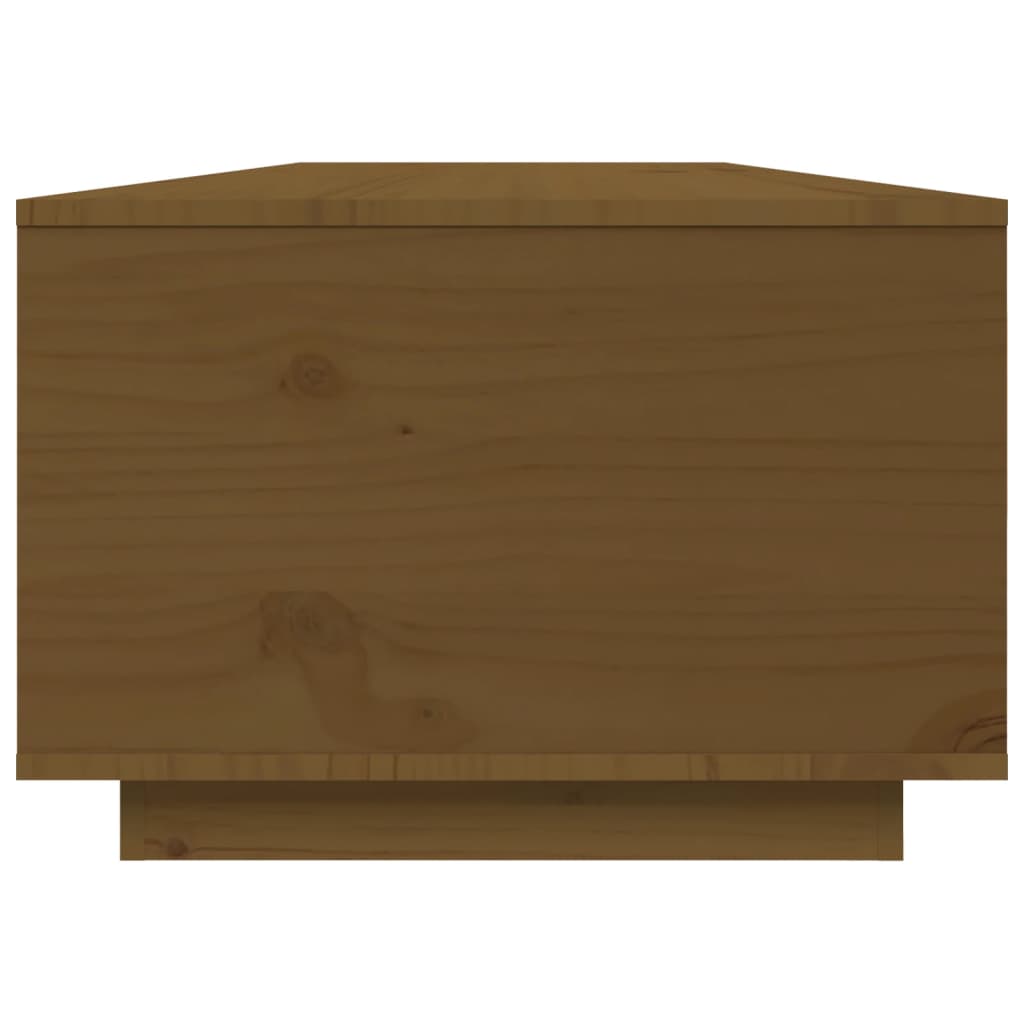 Soffbord honungsbrun 80x50x35,5 cm massiv furu