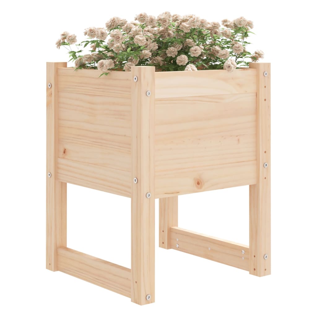 Odlingslådor 2 st 40x40x52,5 cm massiv furu
